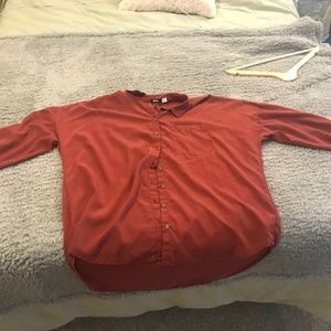 BDG Brick Red Shirt